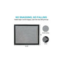 3 Pack Reusable Fibreglass Grill Mats with Non-Stick PTFE Coating for Gas, Charcoal Grills and Pellet Smokers, Black, 40 x 33 cm