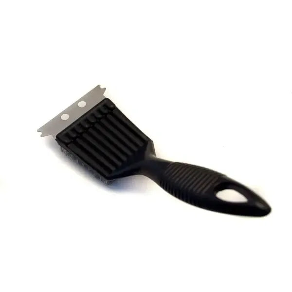 Stainless Steel Grill Brush With Scraper Cleaning Tool For Charcoal Grills Electric Grills And Smokers Black