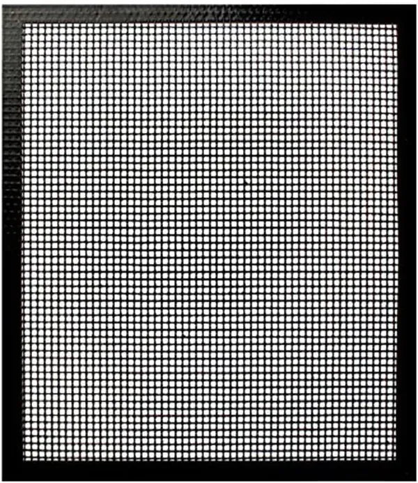 6 Pack Reusable Non-Stick Heat Resistant BBQ Grill Mesh Mats for Gas Charcoal Grills Oven Camping Outdoor Cooking, Silver 30 x 40 cm