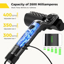 Rechargeable Electric Grill Cleaning Brush, Cordless 3 Speed Stainless Steel Brush Head, IPX5 Waterproof for Gas and Charcoal Grills, Black