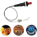 3 Pack Universal Piezo Ignition Kits with Ceramic Electrodes and Wires for Gas Grills, Stoves and Fireplaces, Black and White, 30 cm