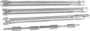 4 Piece Stainless Steel Gas Grill Burner Tube Set with 3 Burners and Crossover Tube for Weber Spirit 300 Series, 46 cm, Silver