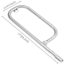 Stainless Steel Gas Grill Burner Tube Replacement for Weber Q100, Q120, Q1000, Q1200 and Baby Q Grills, Silver, 43 cm