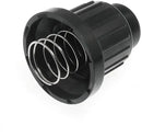 2 Pack AA Battery Push Button Igniter Caps Replacement for Gas Grill Spark Generator, for Gas Grill Repair and BBQ Maintenance, Black