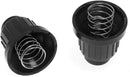 2 Pack AA Battery Push Button Igniter Caps Replacement for Gas Grill Spark Generator, for Gas Grill Repair and BBQ Maintenance, Black