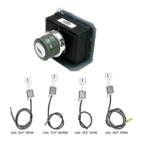 Grill Igniter Kit with 4 Electrodes and Wires for Weber Genesis E330 EP330 S330 CEP330 Gas Grills 2011 and Newer