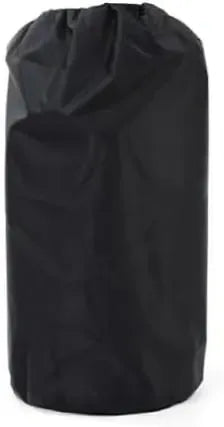 Waterproof Propane Gas Tank Cover with Drawstring, Dustproof Polyester Protection for Outdoor BBQ and Camping Cylinders, Black, 31 x 59 cm
