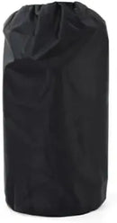 Waterproof Propane Gas Tank Cover with Drawstring, Dustproof Polyester Protection for Outdoor BBQ and Camping Cylinders, Black, 31 x 59 cm