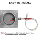 Pellet Grill Igniter Hot Rod Replacement for Traeger, Camp Chef and Pit Boss BBQ Grills, for Reliable Grill Repairs, 120V, 10 x 96 mm