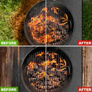 Fireproof Waterproof BBQ Grill Mat, Grease-Resistant Floor Protector for Gas Grills, Patios, Decks and Backyards, Black, 99 x 119 cm