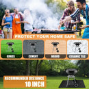 Fireproof Waterproof BBQ Grill Mat, Grease-Resistant Floor Protector for Gas Grills, Patios, Decks and Backyards, Black, 99 x 119 cm