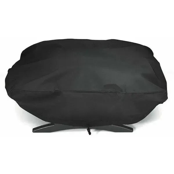 Waterproof 210D Oxford Grill Cover Compatible with Weber Q1000 and Q1200 Portable Gas Grills, Black, 67 x 44 x 32 cm
