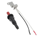 Grill Igniter Kit Replacement for Weber Q300 Q3000, Push Button Piezo Ignition, Plastic Alloy, 60092 Compatible