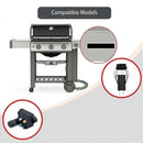 Grill Igniter Replacement Kit for Weber Genesis II Gas Grill Spark Generator Plastic Metal, for Gas Grill Repair and BBQ Maintenance, Black