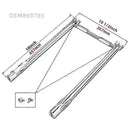Grill Burner Tube Replacement Stainless Steel Even Heating for Weber Spirit E 210 E 220 S 210 S 220 Silver
