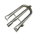 U Shaped Gas Grill Burner Tube Stainless Steel Adjustable Universal Replacement for Gas Grills Silver