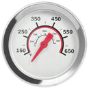 Waterproof Grill Lid Thermometer Replacement for Char-Broil G432-8L00-W1, Stainless Steel Heat Indicator with 5 cm Dial
