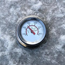 Waterproof Grill Lid Thermometer Replacement for Char-Broil G432-8L00-W1, Stainless Steel Heat Indicator with 5 cm Dial