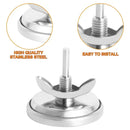 Waterproof Grill Lid Thermometer Replacement for Char-Broil G432-8L00-W1, Stainless Steel Heat Indicator with 5 cm Dial