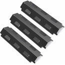 3 Pack Gas Grill Heat Plate Set, Porcelain Steel Burner Cover Replacement for Char-Broil and Kenmore Grills, 37 cm
