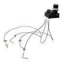 4 Outlet AA Battery Grill Ignition Kit with Ceramic Electrodes for Blackstone 28 Inch Griddles, Replacement Spark Generator, Black