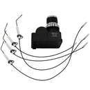 4 Outlet AA Battery Grill Ignition Kit with Ceramic Electrodes for Blackstone 28 Inch Griddles, Replacement Spark Generator, Black