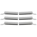 6 Pack Stainless Steel Gas Grill Crossover Tubes, Adjustable Burner Channels for Char-Broil Performance Grills, Silver