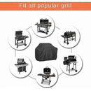 Grill Cover Waterproof Oxford Fabric Weather Resistant Dustproof for Outdoor BBQ Grill Black 170 x 61 x 117 cm