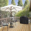 Grill Cover Waterproof Oxford Fabric Weather Resistant Dustproof for Outdoor BBQ Grill Black 170 x 61 x 117 cm