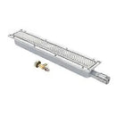 Infrared Grill Side Burner, 41 cm Gas Oven Burner for BBQ Grills, for Gas Grill Repair and Outdoor BBQ Maintenance, Silver
