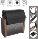 420D Oxford Built-In Grill Cover, Water and Tear Resistant Protection for Outdoor Gas Grill Heads, Fits 81-94 cm Grills, Black