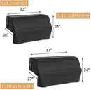 420D Oxford Built-In Grill Cover, Water and Tear Resistant Protection for Outdoor Gas Grill Heads, Fits 81-94 cm Grills, Black
