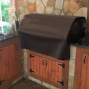 420D Oxford Built-In Grill Cover, Water and Tear Resistant Protection for Outdoor Gas Grill Heads, Fits 81-94 cm Grills, Black