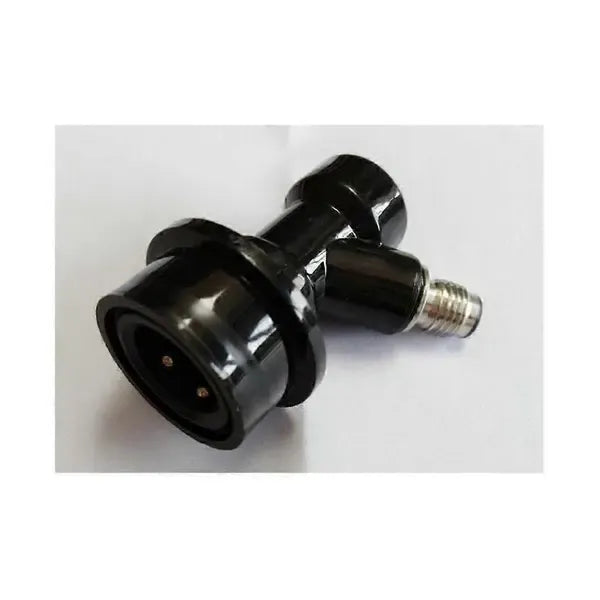 4 Pack MFL Ball Lock Disconnects for Gas and Liquid Keg Lines, 1/4 Inch Quick Connect Fittings, Black and White