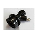 4 Pack MFL Ball Lock Disconnects for Gas and Liquid Keg Lines, 1/4 Inch Quick Connect Fittings, Black and White