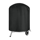 Round Grill Cover 210D Oxford Fabric Waterproof Tear Resistant UV Resistant for Outdoor BBQ Grills 62 x 105 cm