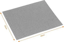 5 Pack Grill Mesh Mats, Reusable Cuttable Non-Stick PTFE Coated Fiberglass for BBQ, Camping and Picnic, Black 40 x 33 cm