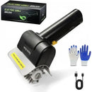 Electric Grill Brush Cordless Rechargeable 304 Stainless Steel Brush Head for BBQ Grills Smokers and Grates Black
