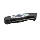 Digital Meat Thermometer With Foldable Probe LCD Display for Cooking Grilling Baking Milk Bath Water Black