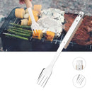 4-in-1 Grill Multitool Folding Stainless Steel BBQ Spatula Fork Tongs Bottle Opener for Camping and Outdoor Grilling
