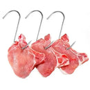 15 Pack Stainless Steel Smoking Hooks, Sharp Meat and Fish Hooks for Home Smoking, BBQ, Butchery and Food Preparation, 15 cm
