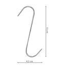 15 Pack Stainless Steel Smoking Hooks, Sharp Meat and Fish Hooks for Home Smoking, BBQ, Butchery and Food Preparation, 15 cm