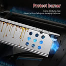 4 Pack Universal Stainless Steel Grill Heat Plates, Flavorizer Bar Replacements for Most Gas Grills, Silver, 38 x 10 cm