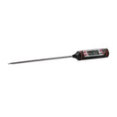 Digital Food Thermometer with Stainless Steel Probe for BBQ Meat, Baking, Coffee, Baby Food and Bath Water, Black