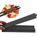 Kebab Maker Press Manual Grill Skewer Mold for BBQ Camping and Garden Parties, for Home Cooking, Baking and Everyday Food Preparation, 28 cm