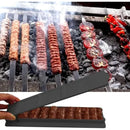 Kebab Maker Press Manual Grill Skewer Mold for BBQ Camping and Garden Parties, for Home Cooking, Baking and Everyday Food Preparation, 28 cm