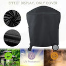 420D Waterproof Grill Cover Oxford Fabric for Weber Q1000 Q2000 Series Outdoor BBQ Protection Black 54 x 76 x 69 cm