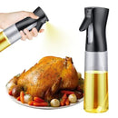 200 mL BPA-Free Oil Spray Bottle, Fine Mist Dispenser for Air Fryers, Salads, Roasting, Grilling and Everyday Cooking, Black