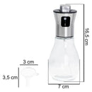 200 mL Glass Oil Sprayer Bottle, Fine Mist Dispenser for Cooking, Baking, Salads, Air Frying and Grilling, Multicolour