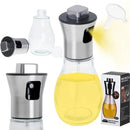 200 mL Glass Oil Sprayer Bottle, Fine Mist Dispenser for Cooking, Baking, Salads, Air Frying and Grilling, Multicolour